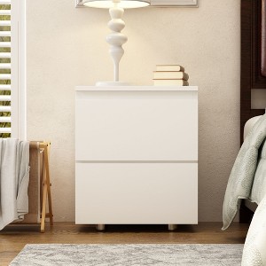 Famapy 2-Drawers Nightstand Modern Design Bedside Dresser - 1 of 4