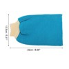 Unique Bargains Double Side Simplicity Shower Gloves for Bathroom 8.66"x5.31" 1 Pc - 2 of 3