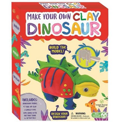 Make Your Own Clay Dinosaur - by  Igloobooks (Hardcover)