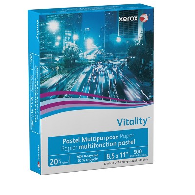 Xerox Vitality Pastel Multipurpose Paper 8 1/2 X 11 Yellow 500 Sheets