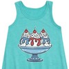 Girls' - Instant Message - Americana Graphic Sleeveless Aline Dress - 2 of 4