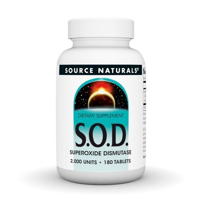 SOD 2000 by Source Naturals, Inc.  -  180 Tablet