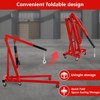 2 Ton Folding Engine Crane Engine Hoist Cherry Picker Ship Crane Heavy Duty Steel Lift Garage Workshop Auto Repair Foldable Stand 6 Caster - 4 of 4
