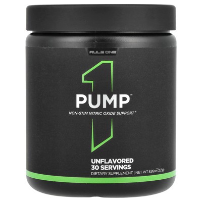 Rule One Proteins Pump, Unflavored, 8.99 oz (255 g)