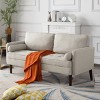 MAYEERTY 65¡± Modern Couch Loveseat Stylish Upholstered Sofa for Living Room£¬Beige - 2 of 4
