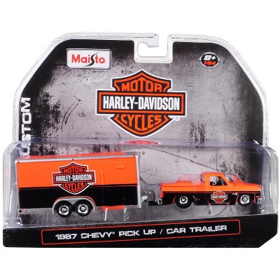 toy chevy truck and trailer