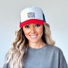 Simply Sage Market USA Checkered Lightning Foam Trucker Hat - 2 of 2