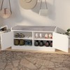 NicBex Storage Bench Shoe Rack Bench with Shoe Storage  with Cushion for Bedroom, Entryway - 4 of 4