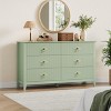Fluted Dresser 54 Inch Wide, 7-Drawer Wood Dresser for Bedroom, Modern Chest of Drawers, Storage Organizer Cabinet for Living Room, Hallway - 4 of 4