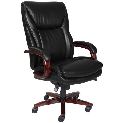 Big and Tall Edmonton Executive Bonded Leather Office Chair Black - La-Z-Boy