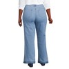 Lands' End Women's Recover High Rise Wide Leg Blue Jeans - 2 of 4