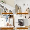 Fontoi Hall Trees, Hall Tree with Bench and Shoe Storage, Mud Room Bench with 7 Hooks for Entryway Home Office, Black, 15.7"*70.9"*40.1" - 4 of 4
