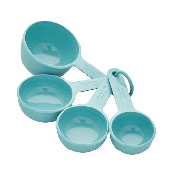 Stainless Steel Measuring Cups and Spoons Set of 10 Piece, Nesting Metal  Measuring Cups Set with Soft Touch Silicone Handles for Dry and Liquid