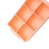 Unique Bargains 6-Cavity Square Ice Tray with Color-Matched Lid Hand Wash Only Silicone 7.09"x4.53"x2.17" 1 Pc - 3 of 3