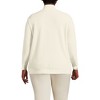 Lands' End Women's Waffle Knit Button Placket Top - 2 of 3