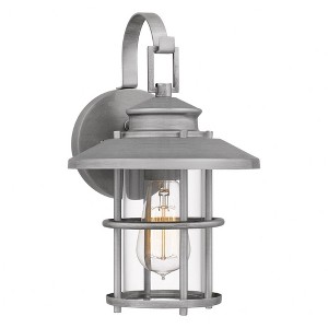 Quoizel Lighting Lombard 1 - Light Sconce in  Antique Brushed Aluminum - 1 of 4