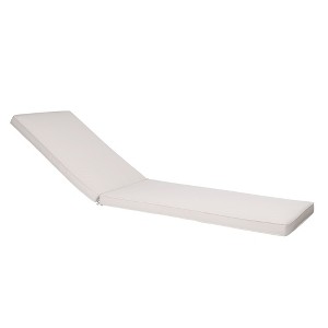 U-MAX Outdoor Chaise Lounge Cushion Replacement Patio Funiture Seat Cushion,Beige - 1 of 4