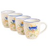 Laurie Gates Tierra Tile 4 Piece 17.4 Ounce Hand Painted Stoneware Mug Set - 4 of 4