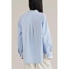 Women's Button Down Contrast Sleeve Shirt - MOD REF - 4 of 4