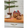 C&F Home Reindeer Christmas Handwoven Candy Container Basket w/ Lid - 3 of 4