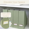 Blu Monaco Foldable Magazine File Holders - Set of 4 or 6 - Many Colors and Designs to Choose From - 2 of 4