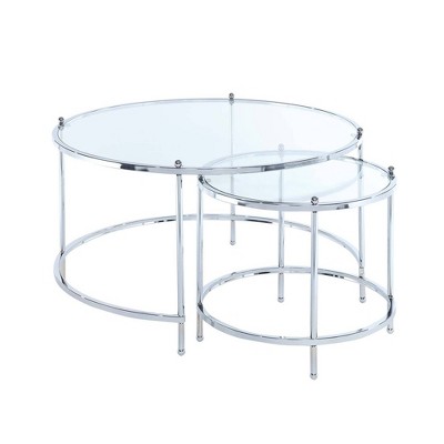 target glass end tables