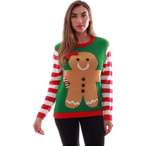 #followme Womens Ugly Christmas Sweater - Sweaters for Women - 1 of 2