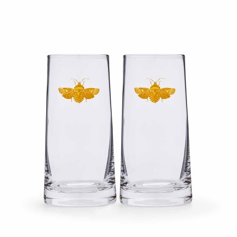 Nutrichef 2 Pcs. Of Highball Drinking Glass - Heavy Base And Tall Glass  Tumbler For Water, Wine, Beer, Cocktails, Whiskey, Juice, Bars : Target