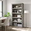 3-5 Tier Bookcase, Farmhouse Book Shelf with Storage Open Display Bookshelves,  Low Book Case Wooden 3-5 Shelf Bookcase Home Decor Furniture - 3 of 4