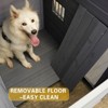 Tinyhomie Large Balcony Solid Wood Dog House 44.2 inchx44.6 inchx44.6 inch Asphalt Roof Terrace Weatherproof - 4 of 4