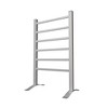 6-Bar Towel Warmer Drying Rack, Heavy Feet Steady Freestanding Wall Mount, Plug-in Electric Heat Dryer - 4 of 4