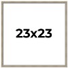 PosterPalooza | Square Classic Modern Silver Picture Frame - UV Acrylic, Foam Board Backing, Hanging Hardware - 2 of 4