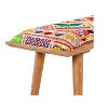 Mark & Day Komiza 18"H x 45"W x 15"D Global Cream Bench - 3 of 4