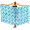HAPPY BAY Women's Vacation Swimsuit Holiday Bathing Suit Bikini Sarong Cover ups Wrap One Size Dodger Allover Turtle - 4 of 4