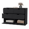 NicBex 6 Drawer Dresser for Bedroom,Modern Style Drawers with Concave Handle,Dressers for Kids Room,Living Room,Entry and Hallway - image 4 of 4