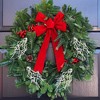 AuldHome Design Jingle Bell Greenery Picks, 3pc Set; Farmhouse Style Christmas Tree Swirl Sprays - 4 of 4