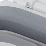 white+chrome+pvc pad