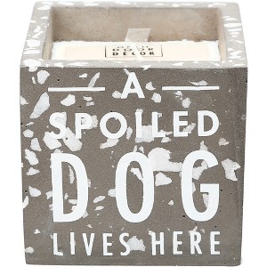 Pavilion Gift Company - Dog - 8 oz - 100% Soy Wax Candle Scent: Serenity - Flame Candles - 1 of 4