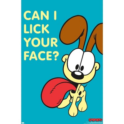 Trends International Garfield - Odie Face Lick Unframed Wall Poster Prints