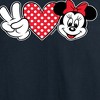 Men's - Disney - Peace Love Minnie Long Sleeve Graphic T-Shirt - 2 of 4