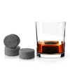True Glacier Rocks Black Granite Stone Drink Chillers - Set of 4 Ice Cocktail Rocks, Whiskey Ice Stones Rocks, Barware, Whiskey Bar Accessories - 2 of 4
