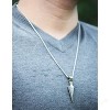 Ice City Men's Arrowhead Pendant Necklace, Spear Point Design, Chain Necklace for Men - 4 of 4