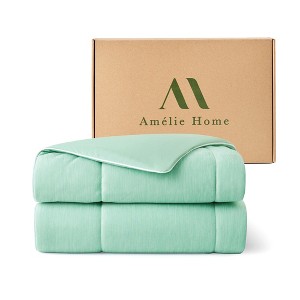 Amelie Home Reversible Cooling Comforter - Lightweight, Breathable Blanket for Hot Sleepers - 1 of 4