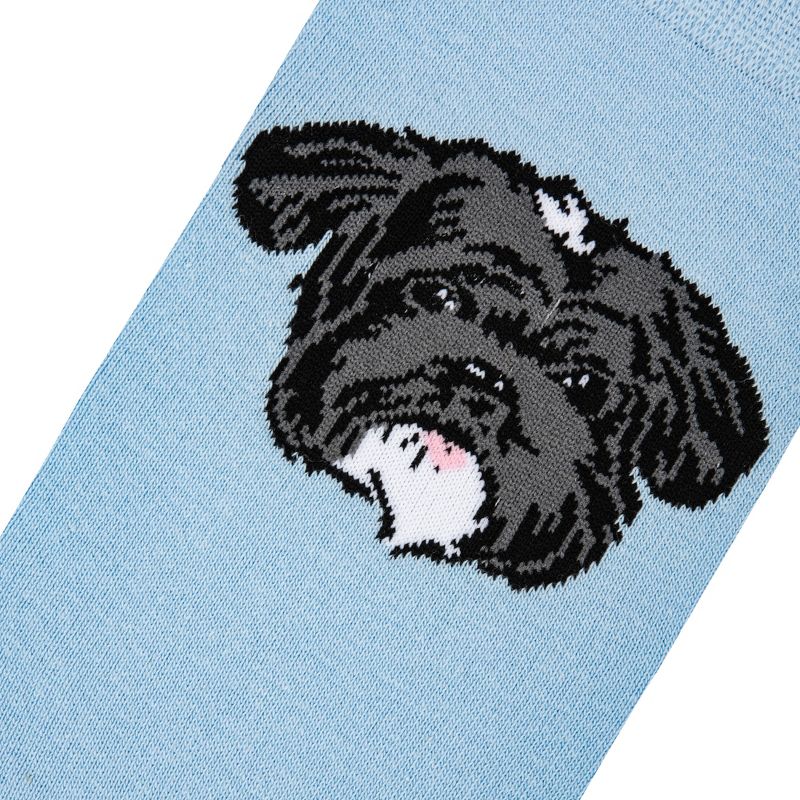 Cool Socks Cute Dog Breed Fun Print Novelty Crew Socks for Women, Size 5-10, 4 of 6