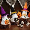 Halloween Decorations Indoor,3Pcs Cute Spooky Ceramic Ghost Halloween Decorations,Ghost Figurines with Hats - Adorable Tabletop Decor - 2 of 4