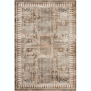 Acekool 2x8 Vintage Washable Runner – Non-Slip Retro Design for Hallway, Kitchen & Bedroom - 1 of 4