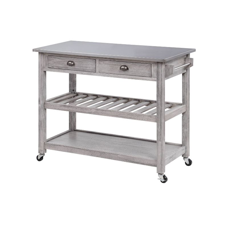 Sonoma Kitchen Cart with Stainless Steel Top  - Boraam, 1 of 12