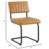 Modway Parity Vegan Leather Dining Side Chairs - Set of 2 - 3 of 4