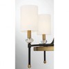 Savoy House Tivoli 6 - Light Chandelier in  Matte Black/Warm Brass - 3 of 3