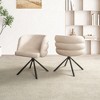 TiramisuBest Hi-Back Studded Armchair, Comfortable Accent Chair for Living Room, Study & Bedroom (Brown) - 4 of 4